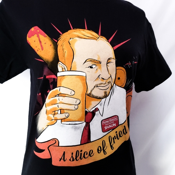 Shaun of the Dead T-Shirt & Simon Pegg Book - Picture 4 of 10